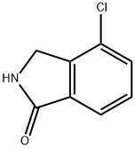 4-클로로-2,3-디하이드로-이소인돌-1-원 구조식 이미지