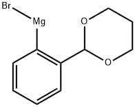 Magnesium, bromo[2-(1,3-dioxan-2-yl)phenyl]- (9CI) Structure