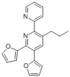 5,6-DI(FURAN-2-YL)-3-PROPYL-[2,2']BIPYRIDINYL Structure