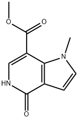 1H-Pyrrolo[3,2-c]pyridine-7-carboxylic acid, 4,5-dihydro-1-Methyl-4-oxo-, Methyl ester Structure