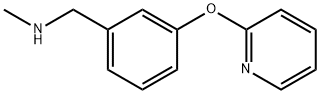 N-메틸-N-[3-(피리딘-2-일록시)벤질]아민 구조식 이미지