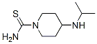 1-Piperidinecarbothioamide,  4-[(1-methylethyl)amino]- Structure
