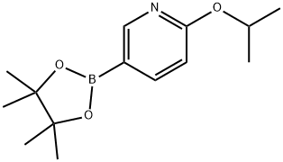 2-ISOPROPOXY-5-(4,4,5,5-TETRAMETHYL-1,3,2-DIOXABOROLAN-2-YL)PYRIDINE 구조식 이미지