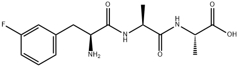 3-Fluorophenylalanyl-alanyl-alanine Structure