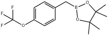 4-(TRIFLUOROMETHOXY)BENZYLBORONIC ACID & Structure