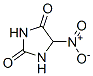 2,4-Imidazolidinedione,  5-nitro- Structure