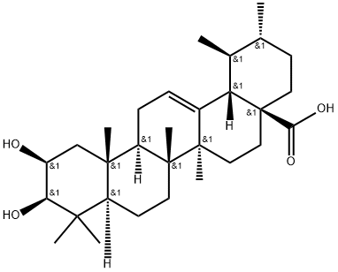 2beta-Hydroxyursolic acid 구조식 이미지