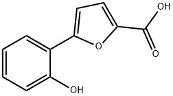 5-(2-Hydroxyphenyl)-furan-2-carboxylic acid Structure