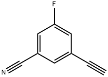 3-시아노-5-플루오로페닐아세틸렌 구조식 이미지