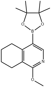1-Methoxy-4-(4,4,5,5-tetraMethyl-1,3,2-dioxaborolan-2-yl)-5,6,7,8-tetrahydroisoquinoline Structure