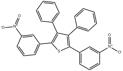 2,5-BIS(3-NITROPHENYL)-3,4-DIPHENYLTHIOPHENE Structure