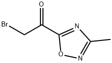 Ethanone, 2-bromo-1-(3-methyl-1,2,4-oxadiazol-5-yl)- (9CI) Structure