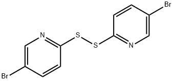 1,2-Bis(5-bromopyridin-2-yl)disulfane Structure