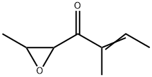 2-Buten-1-one,  2-methyl-1-(3-methyl-2-oxiranyl)- Structure