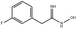 2-(3-FLUOROPHENYL)-N-HYDROXYACETIMIDAMIDE Structure