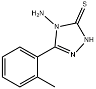 4-AMINO-5-(2-METHYLPHENYL)-4H-1,2,4-TRIAZOLE-3-THIOL 구조식 이미지