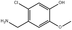 Phenol, 4-(aminomethyl)-5-chloro-2-methoxy- Structure