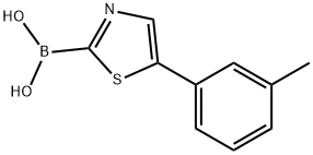 (5-Phenylthiazol-2-yl)boronic acid Structure