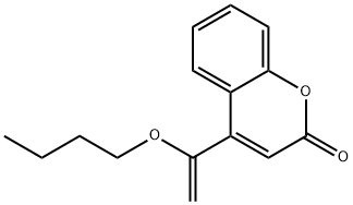 4-(1-BUTOXYVINYL)CHROMEN-2-ONE Structure