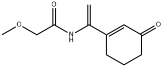 2-메톡시-N-[1-(3-OXOCYCLOHEX-1-ENYL)비닐]아세트아미드 구조식 이미지