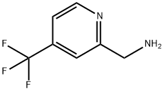 C-(4-Trifluoromethyl-pyridin-2-yl)-methylamine 구조식 이미지