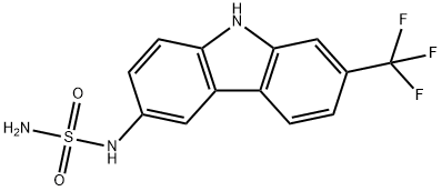 Sulfamide, [7-(trifluoromethyl)-9H-carbazol-3-yl]- (9CI) Structure