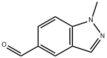 1-Methyl-1H-indazole-5-carbaldehyde 구조식 이미지