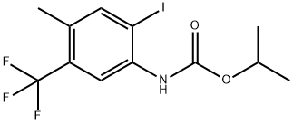 카르바믹산,[2-요오도-4-메틸-5-(트리플루오로메틸)페닐]-,1-메틸에틸에스테르(9CI) 구조식 이미지