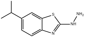 6-(1-메틸레틸)-2(3H)-벤조티아졸론하이드라존 구조식 이미지