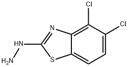 4,5-DICHLORO-2(3H)-BENZOTHIAZOLONEHYDRAZONE Structure