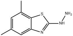 5,7-DIMETHYL-2(3H)-BENZOTHIAZOLONE HYDRAZONE Structure