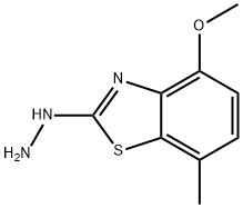 4-METHOXY-7-METHYL-2(3H)-BENZOTHIAZOLONE HYDRAZONE Structure