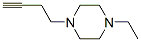 Piperazine, 1-(3-butynyl)-4-ethyl- (9CI) Structure