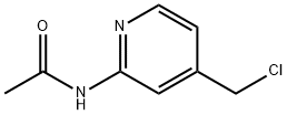 Acetamide,  N-[4-(chloromethyl)-2-pyridinyl]- 구조식 이미지