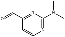 2-(디메틸아미노)피리미딘-4-카르복스알데히드 구조식 이미지