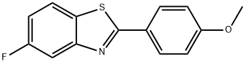 5-FLUORO-2-(4-METHOXYPHENYL)벤조[D]티아졸 구조식 이미지
