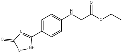 ethyl 2-{[4-(5-oxo-4,5-dihydro-1,2,4-oxadiazol-3-yl)phenyl]aMino}acetate Structure