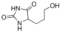 2,4-Imidazolidinedione,  5-(3-hydroxypropyl)- Structure