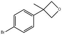 3-(4-브로모페닐)-3-메틸옥세탄 구조식 이미지