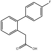 2-BIPHENYL-4'-FLUORO-ACETIC ACID
 Structure