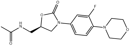N-[[(5R)-3-[3-Fluoro-4-(4-Morpholinyl)phenyl]-2-oxo-5-oxazolidinyl]Methyl]acetaMide Structure