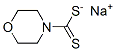 나트륨모르폴린-4-카르보디티오에이트 구조식 이미지