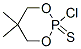 2-Chloro-5,5-dimethyl-1,3,2-dioxaphosphorinane 2-sulfide Structure