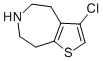 3-CHLORO-5,6,7,8-TETRAHYDRO-4H-THIENO[2,3-D]아제핀 구조식 이미지