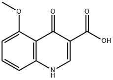 4-Hydroxy-5-methoxyquinoline- 3-carboxylic acid Structure