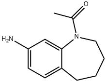 1-(8-Amino-2,3,4,5-tetrahydro-1H-benzo[b]azepin-1-yl)ethanone Structure