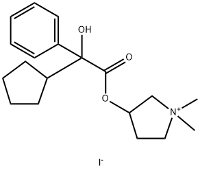 Glycopyrrolate Iodide(Mixture of diastereomers) Structure