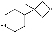 4-(3-Methyloxetan-3-yl)piperidine Structure