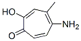 2,4,6-Cycloheptatrien-1-one,  5-amino-2-hydroxy-4-methyl- Structure