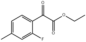 ETHYL 2-FLUORO-4-METHYLBENZOYLFORMATE Structure